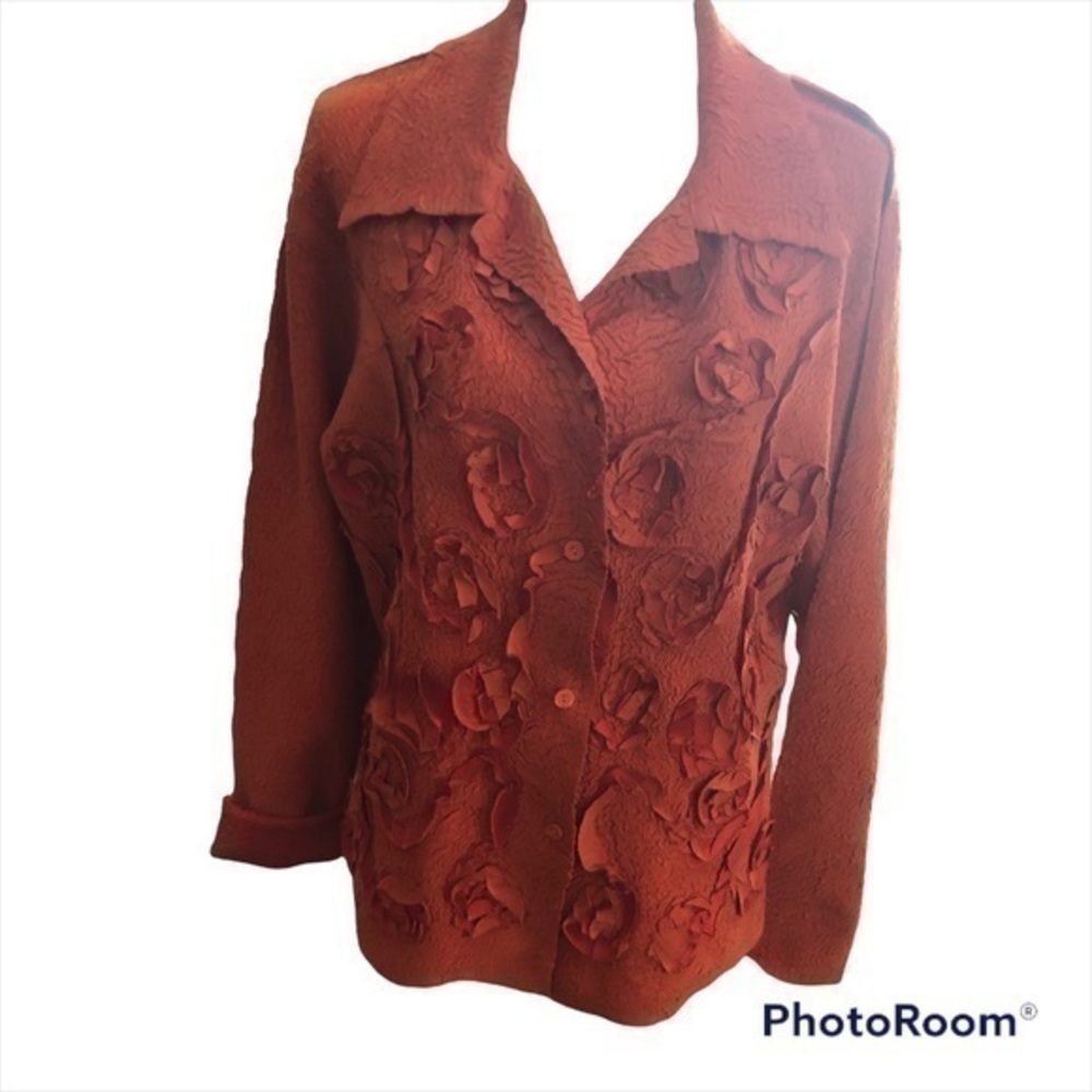 Fantazia  Orange Jacket Sz XL